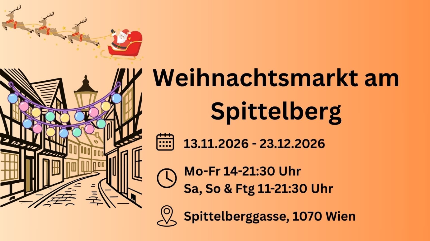 Weihnachtsmarkt am Spittelberg